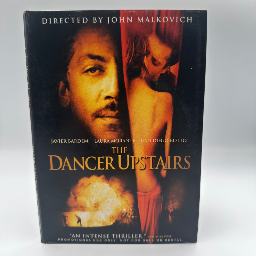 The Dancer Upstairs DVD 2003 John Malkovich Javier Bardem Promo Screening Copy‎